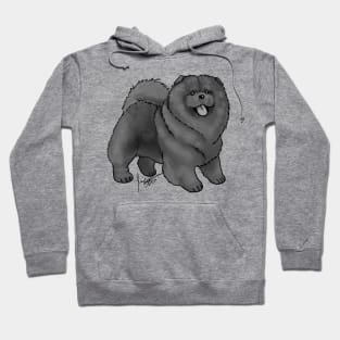 Dog - Chow Chow - Black Hoodie